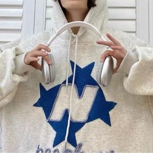 AELFRIC EDEN STELLARIS EMBROIDERED HOODIE. MEDIUM